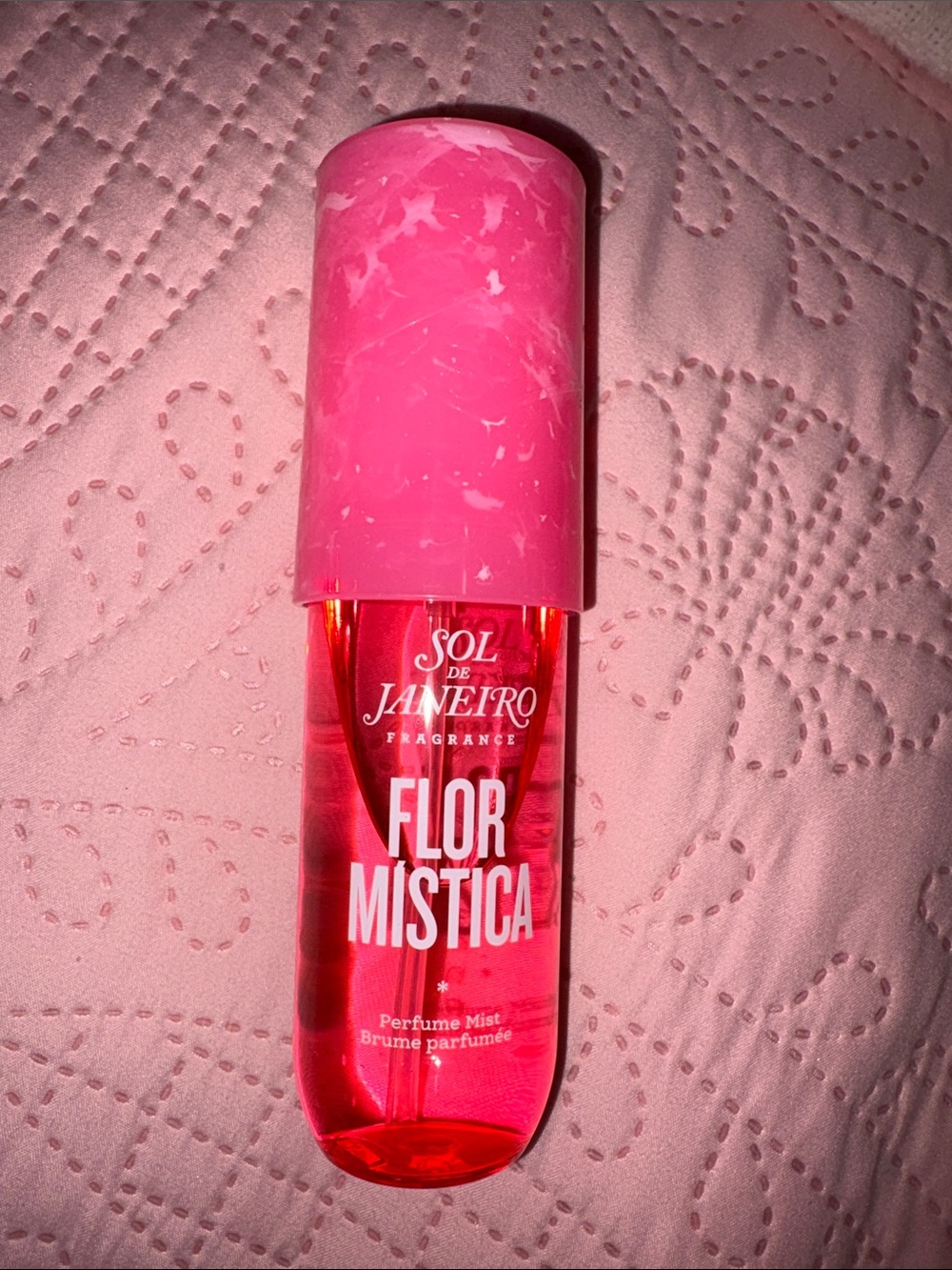 Sol de Janeiro Pink Floral Mist Bottle